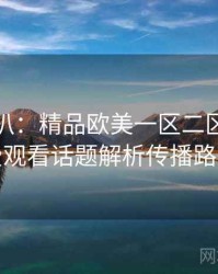 独家深扒：精品欧美一区二区三区免费观看话题解析传播路径