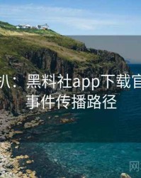 独家深扒：黑料社app下载官网骚扰事件传播路径