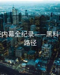 热辣财经内幕全纪录——黑料每日传播路径